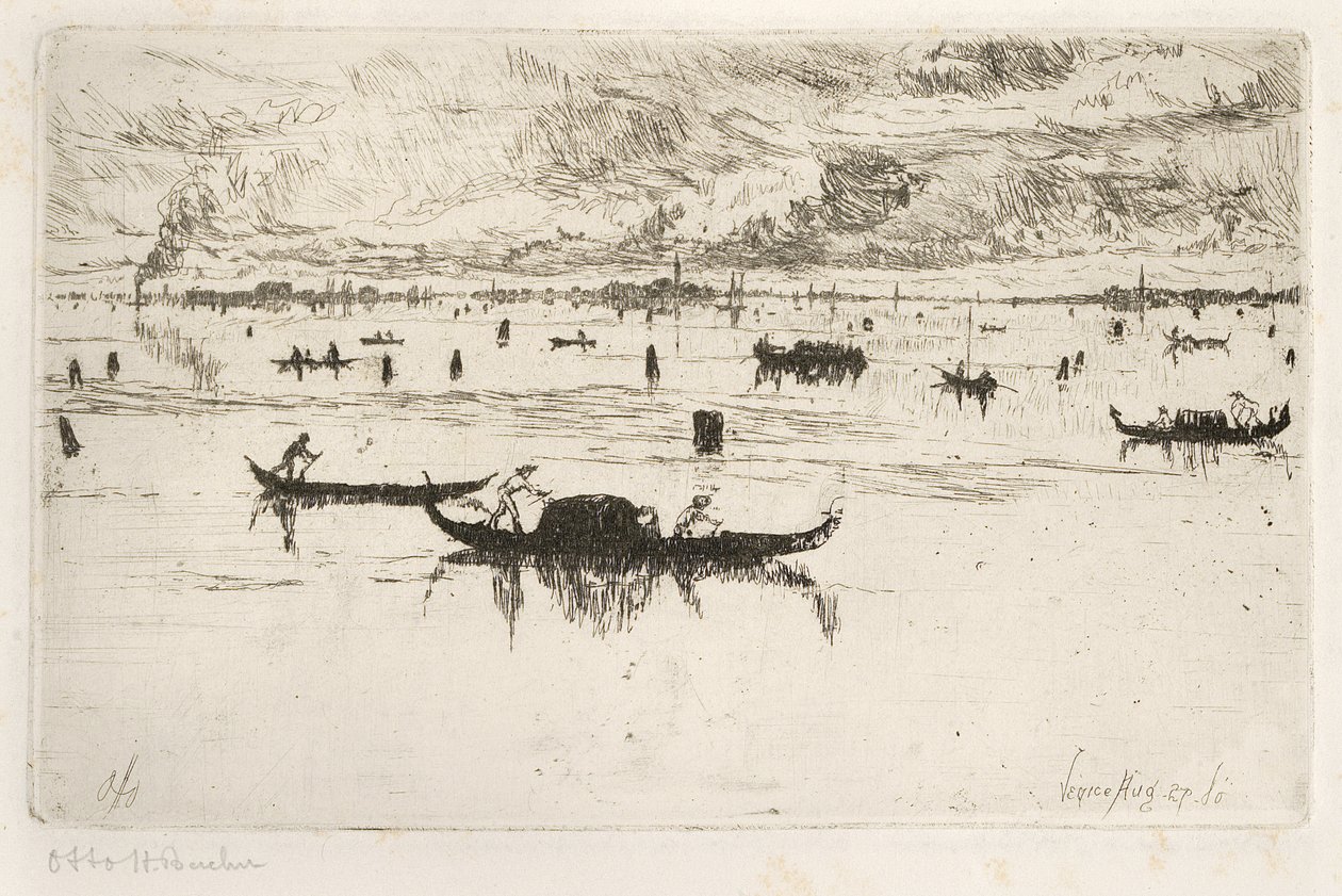 lagunen veneta av Otto Henry Bacher