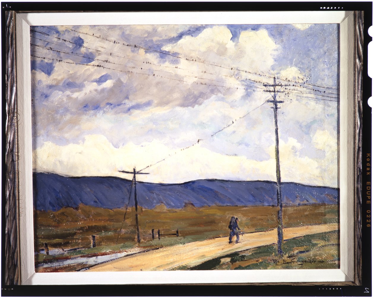 Migration, ca 1937 (olja på duk) av Otto Henry Schneider