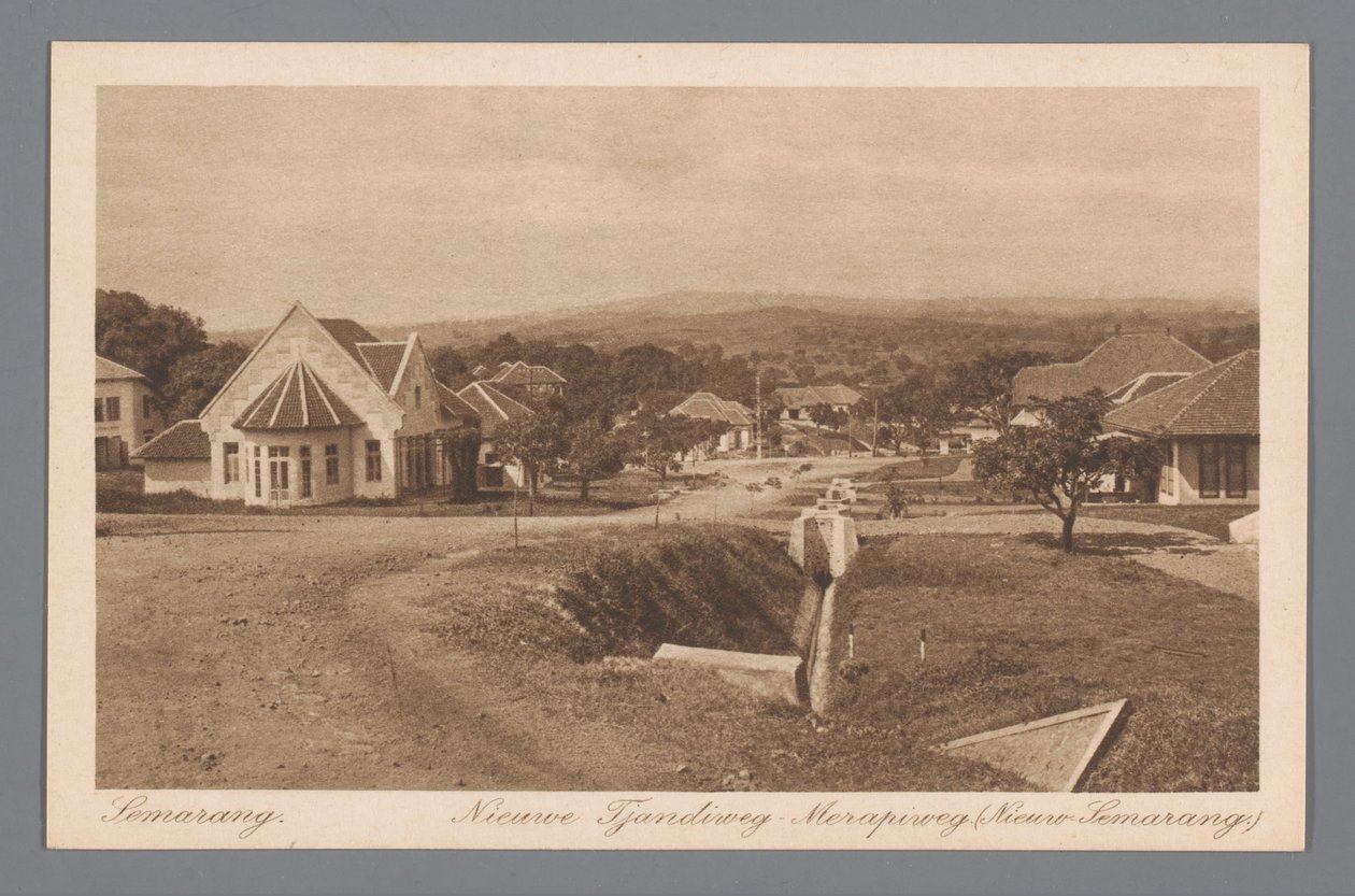 semarang. Nya Tjandiweg-Merapiweg. (Ny Semarang) av Otto Hisgen