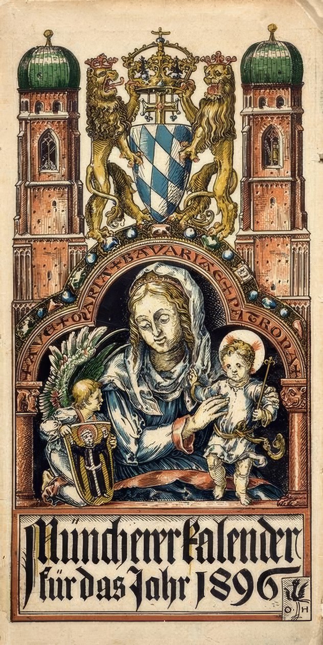 Maria Bavariae Beskyddare av Otto Hupp
