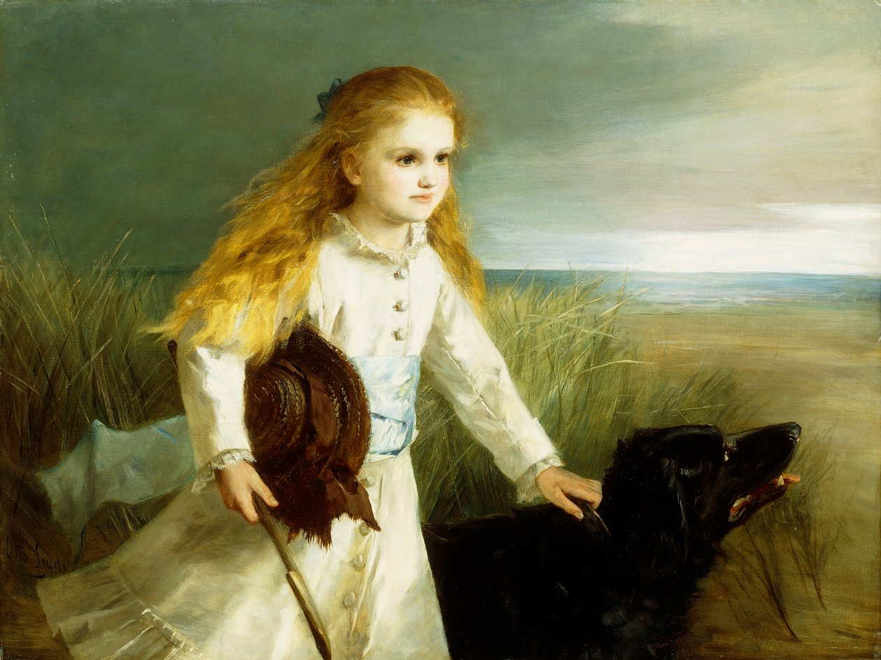 En dag vid havet, av Otto Leyde