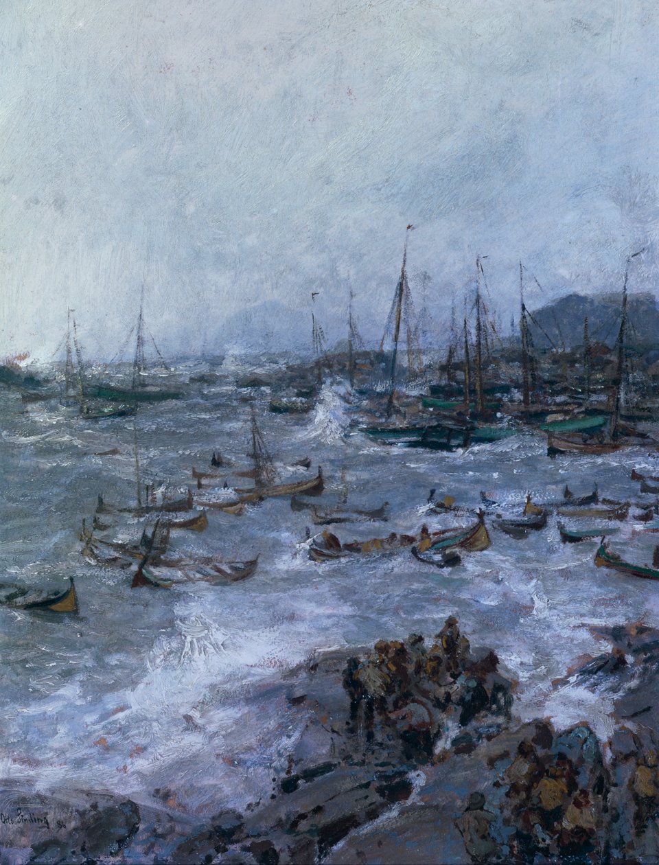 En stormig dag i Lofoten av Otto Ludvig Sinding