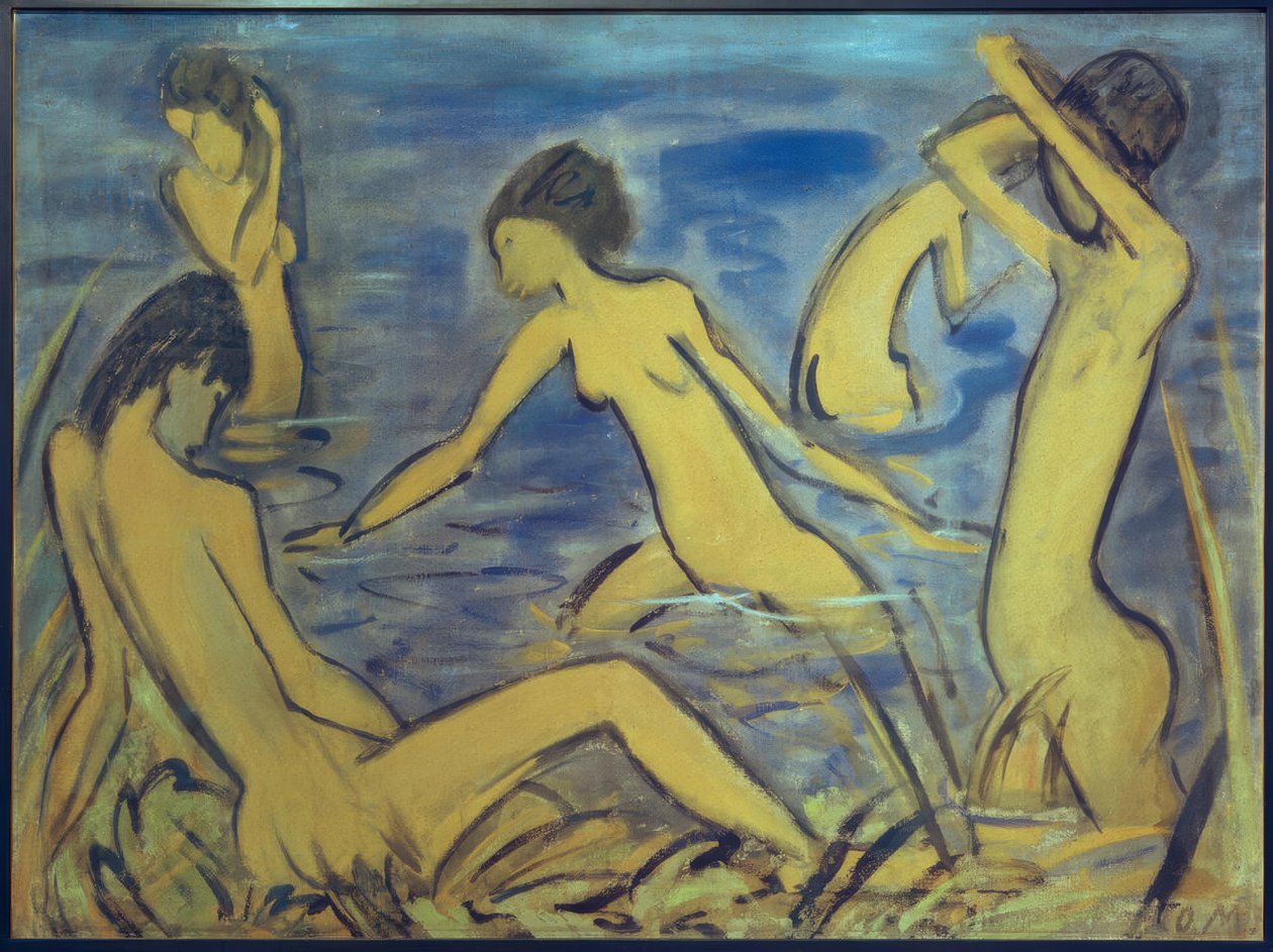 Badande av Otto Mueller