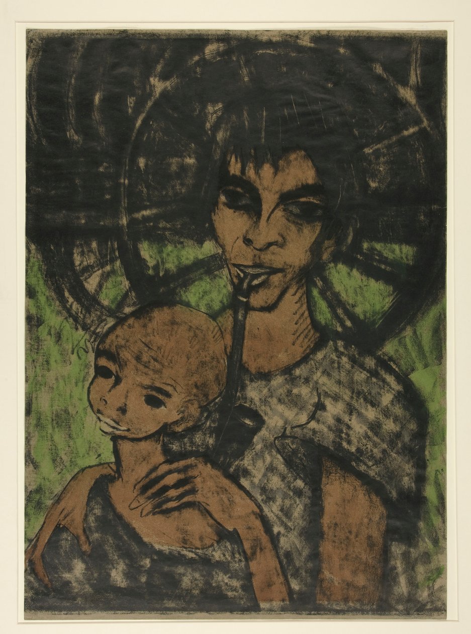 Zigenska Madonna av Otto Mueller