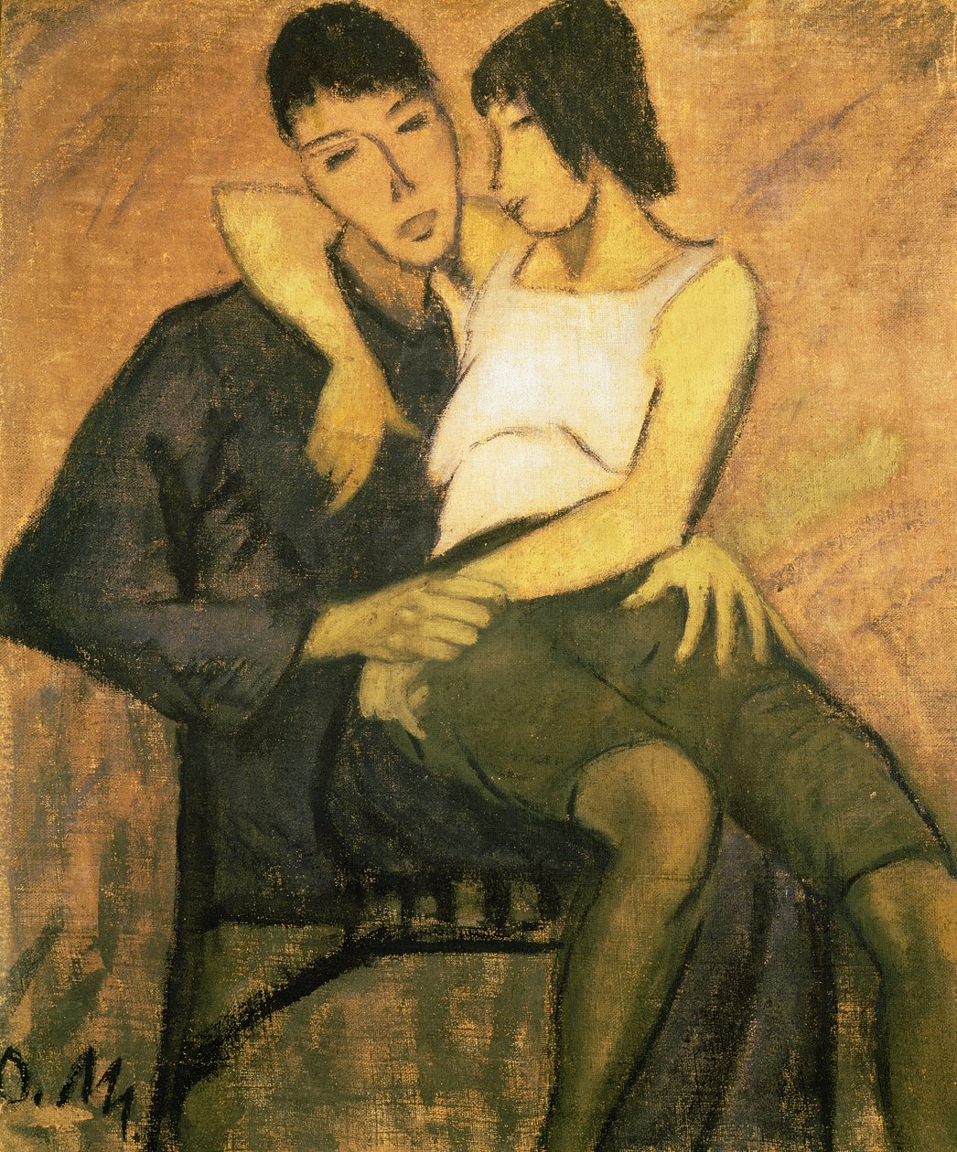 Urbant par, 1920 av Otto Mueller