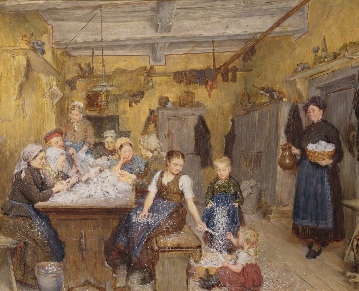 Quills and Down, 1884 av Otto Piltz