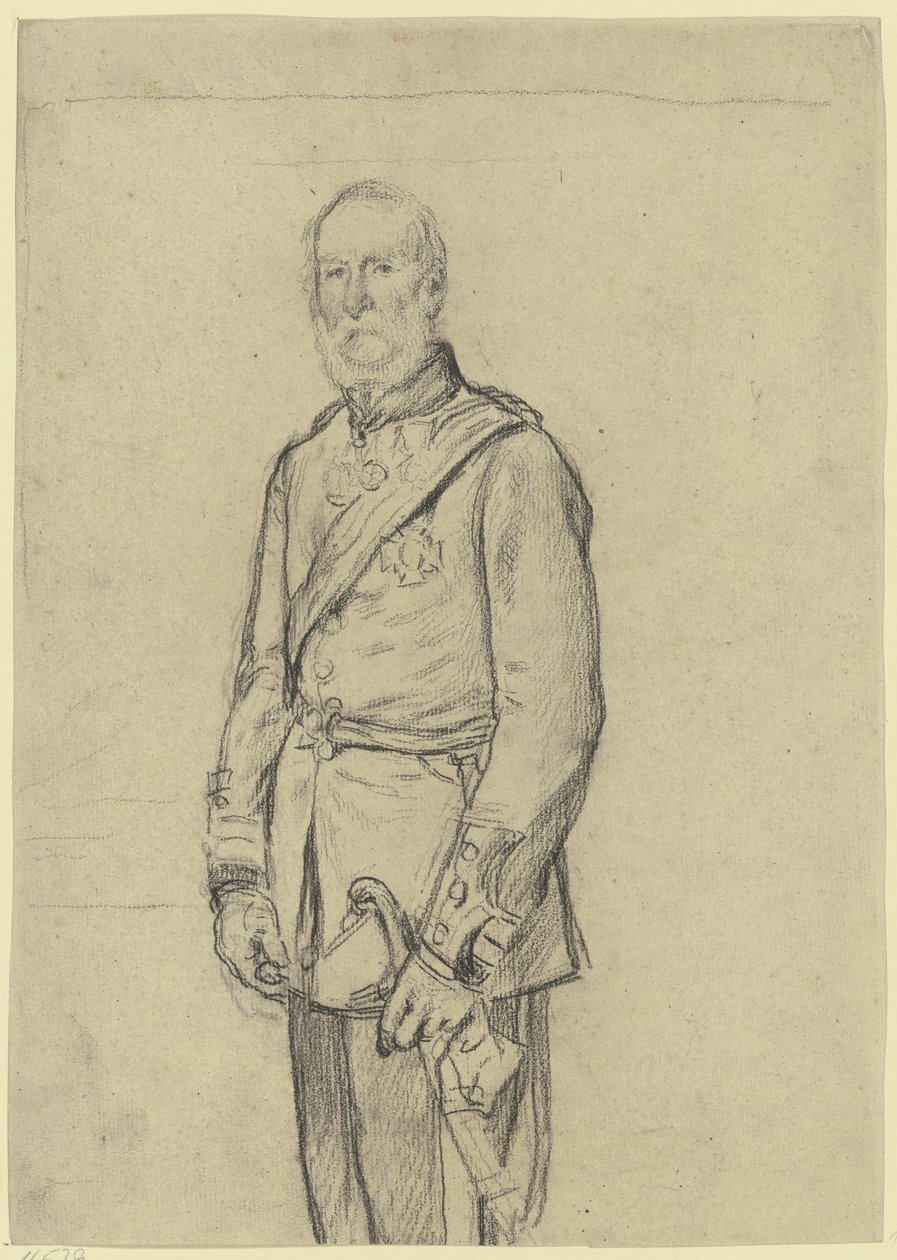 Porträtt av generalen, vicomten Templetown av Otto Scholderer