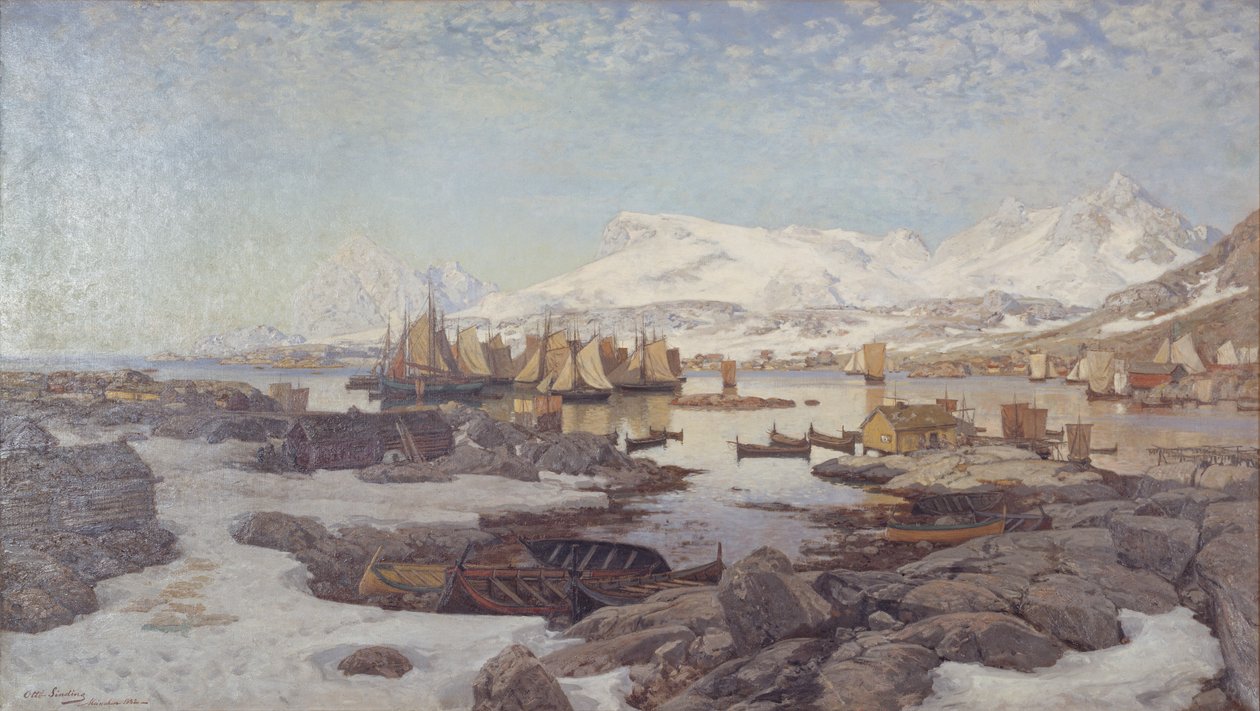 Vår i Lofoten av Otto Sinding