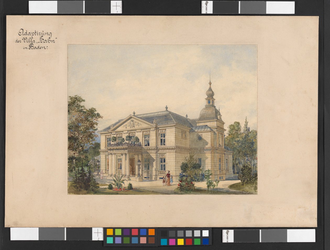 Ombyggnad av villan "Hahn" i Baden av Otto Wagner