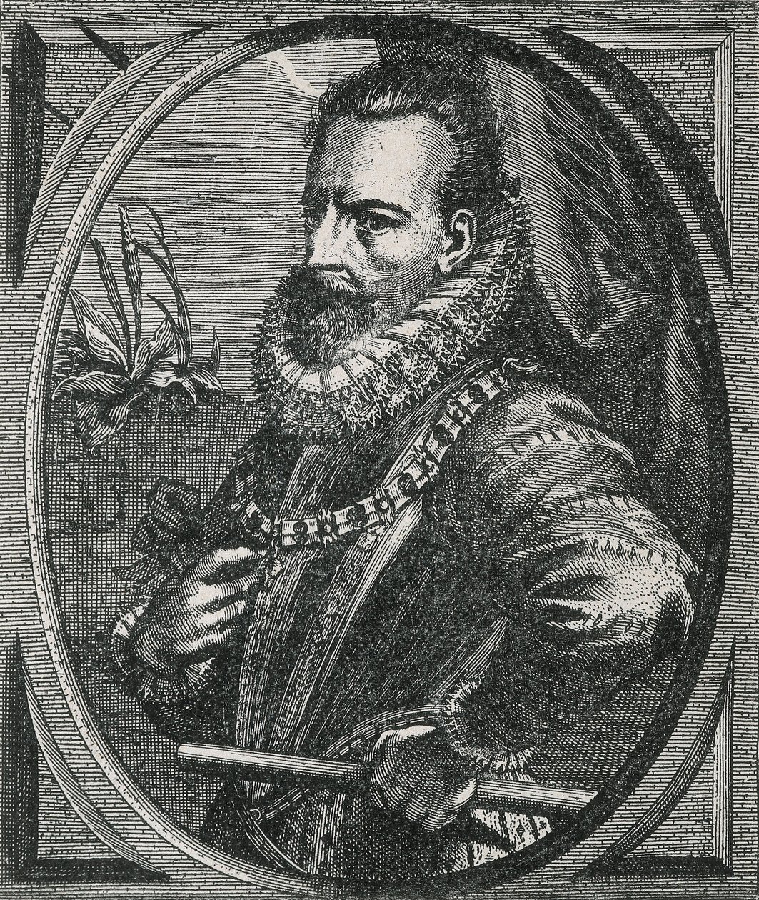 Porträtt av kondottiären Alexander (Alessandro) Farnese, hertig av Parma, guvernör i de låga länderna (1545-1592), efter Otto van Veen (1556-1629) (gravyr) av Otto van Veen