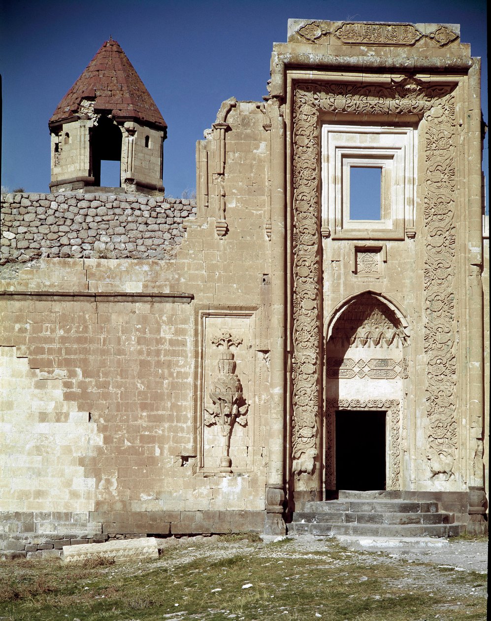 Ingång till haremet, Ishak Pasa Palace av Ottoman School