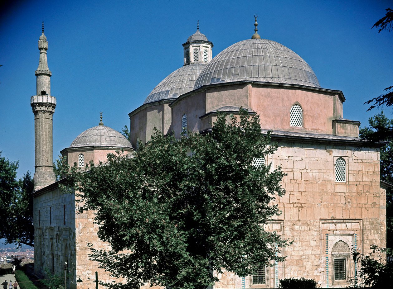 Utsikt över den gröna moskén av Ottoman School