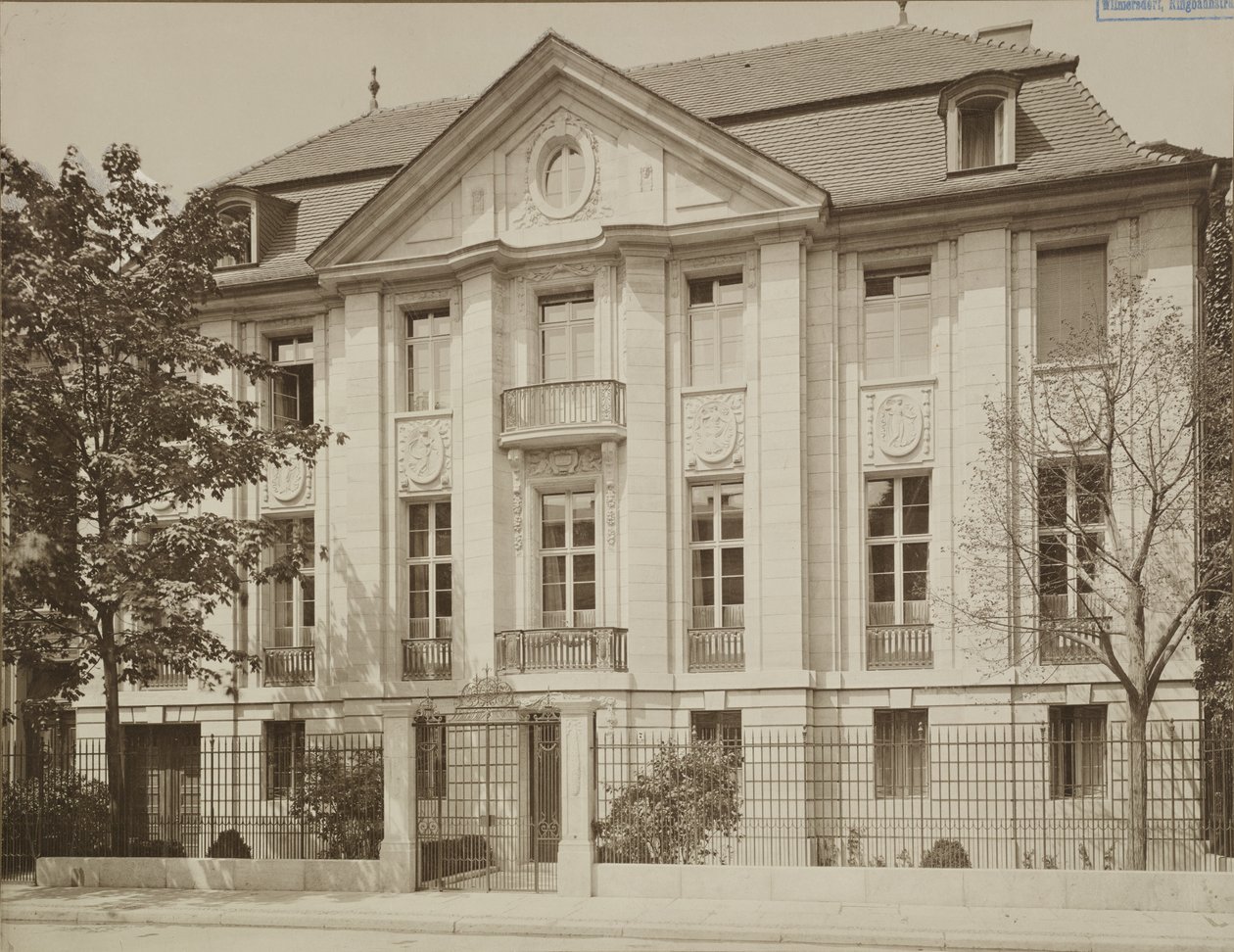 Messel, Alfred - Berlin- Residence Dr Eduard Simon, tidigare Victoriastrasse 7 - 1902 1904 av Ottomar Anschütz