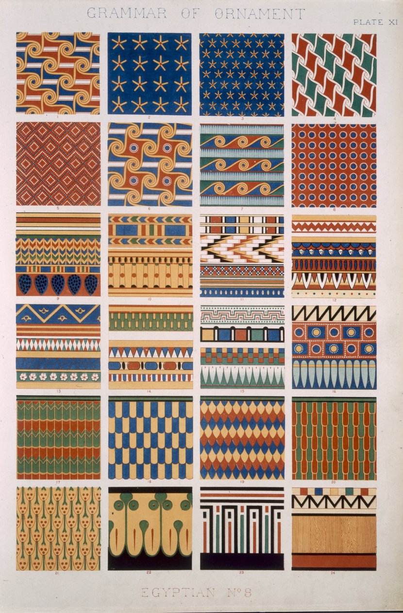 Egyptian No 8, Plate X, från 