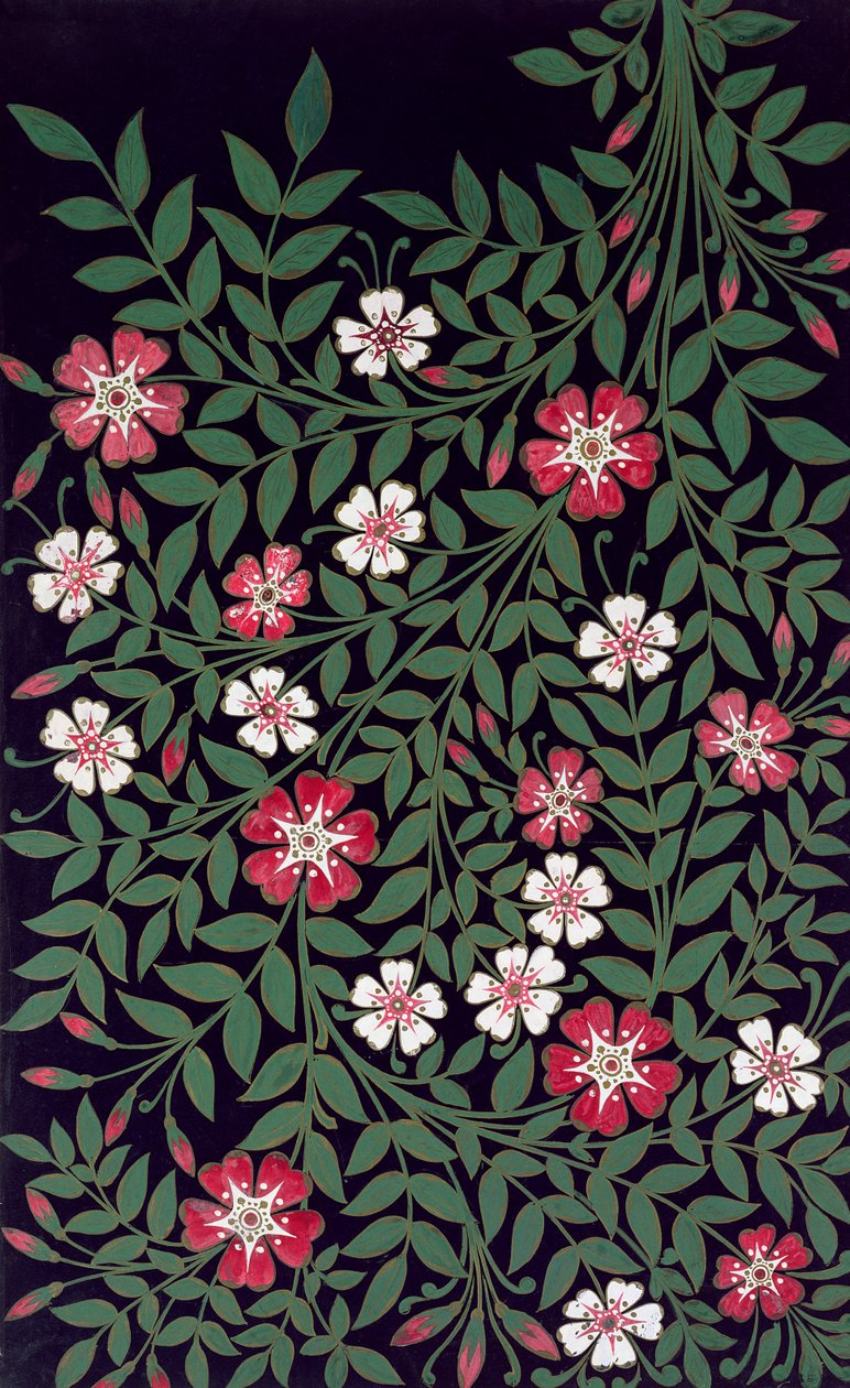 Blommönster av J. Owen, 1863 av Owen Jones