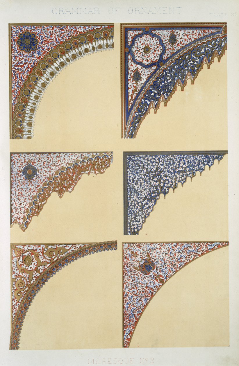 Moresque No 2, Plate XI, från 