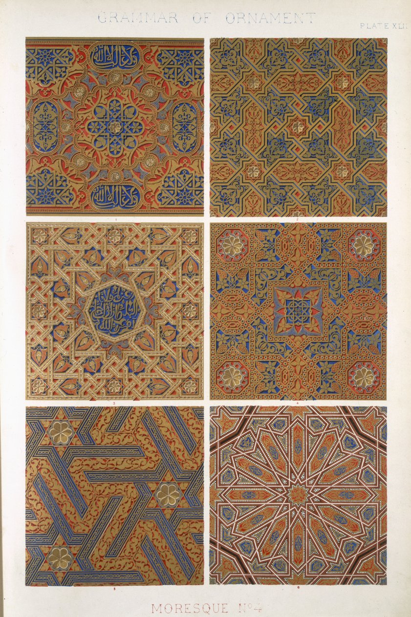 Moresque No 4, Plate XLII, från 