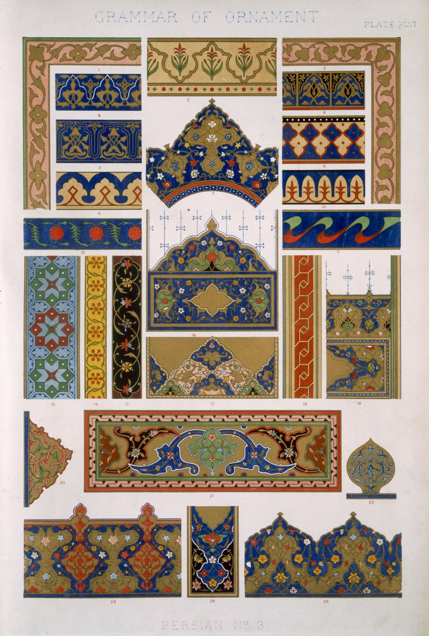 Persian No 3, Plate XLVI, från 