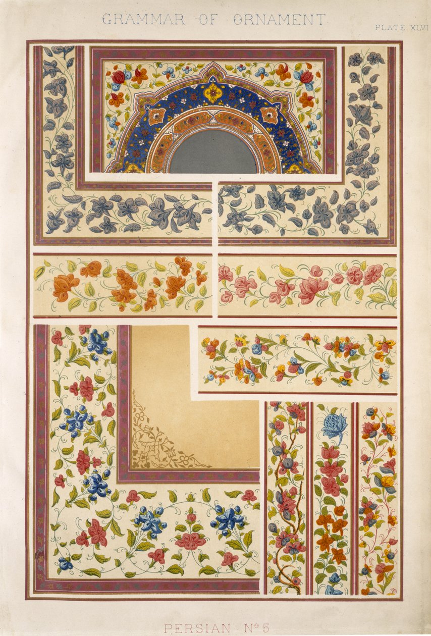 Persian No 5, plåt XLVII, från 