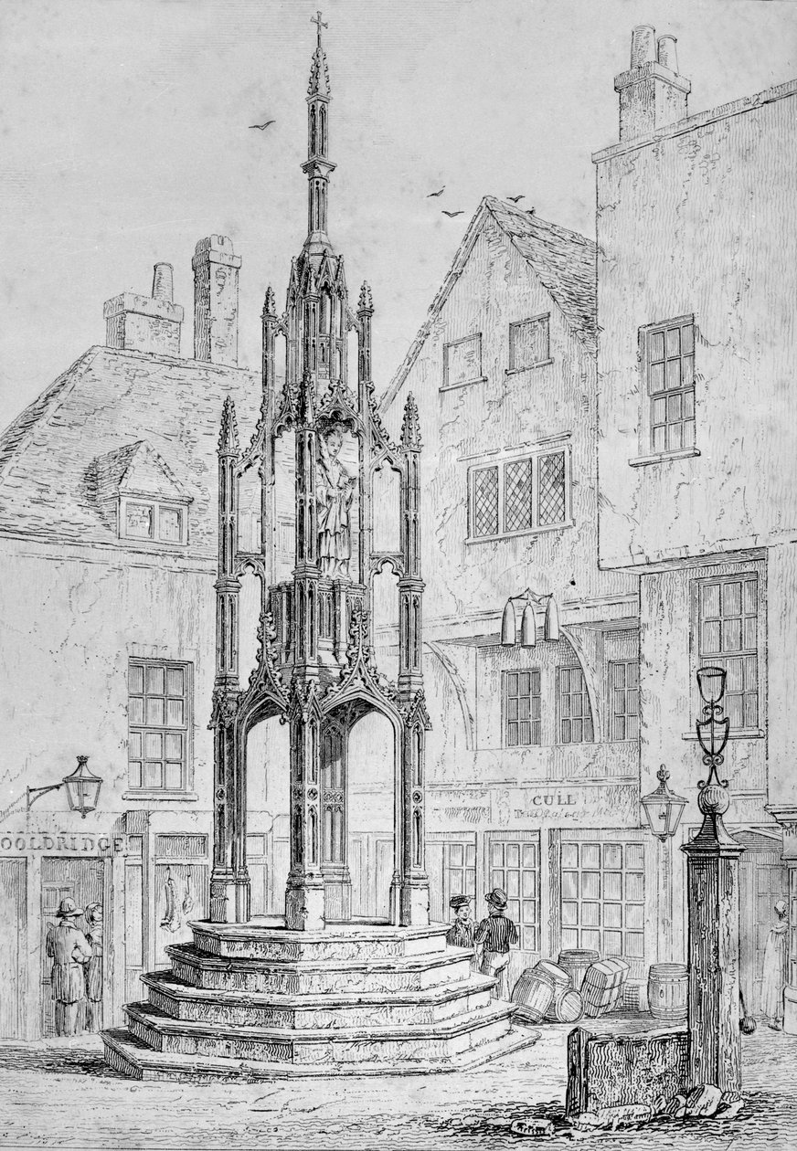 City Cross Winchester, ca 1830 av Owen Brown Carter