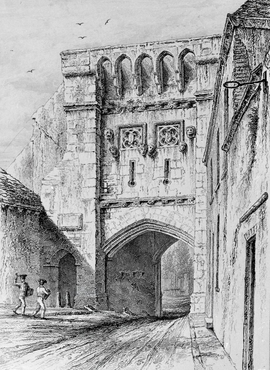 West Gate Winchester, ca 1830 av Owen Brown Carter