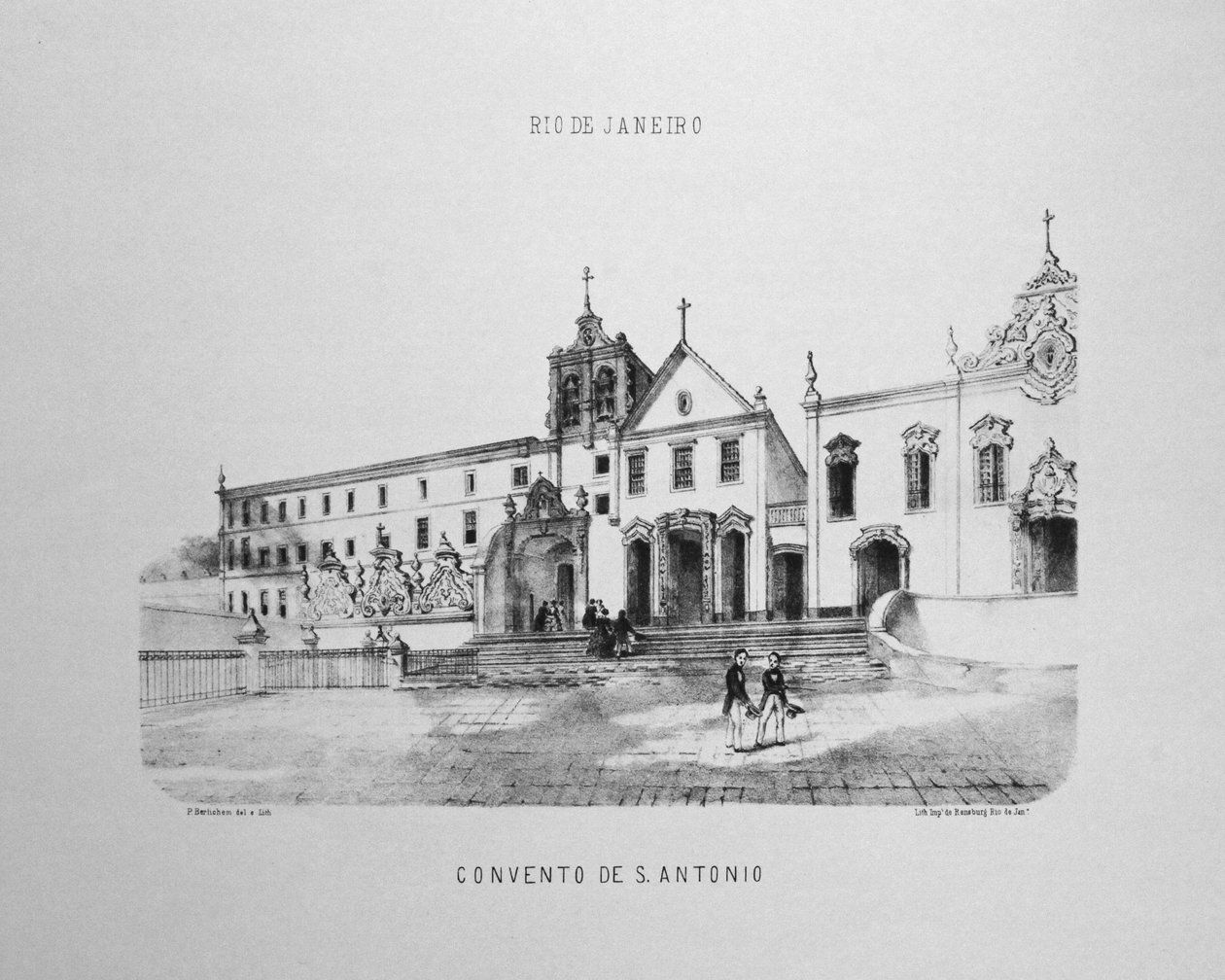 Kloster av Santo Antônio do Largo da Carioca i Rio de Janeiro av P. G. Bertichem