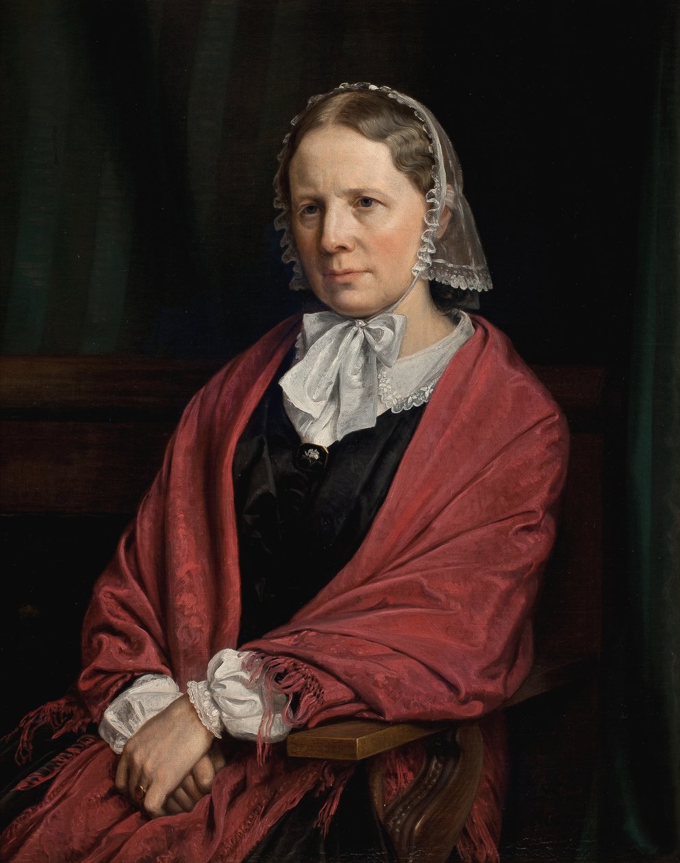 Amalie Elisabeth Freund, f. av värdighet. Billedhuggeren H. E. Freunds hustru av P.C. Skovgaard