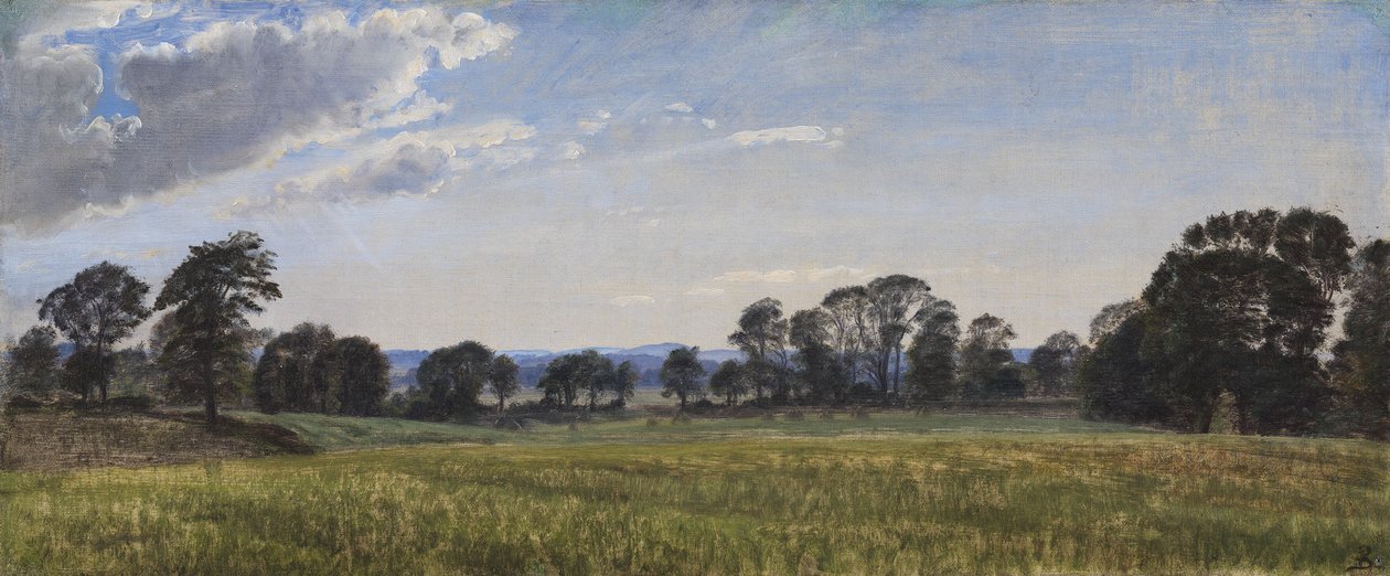Ängarna vid Dortheaslyst av P.C. Skovgaard