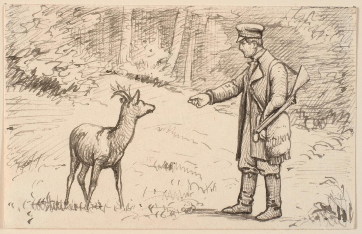 Mötet i skogen av P.C. Skovgaard