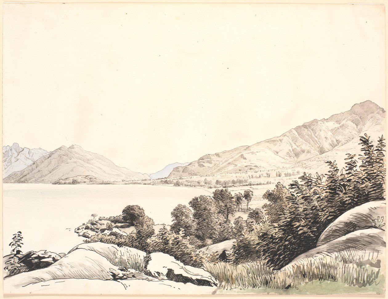 Batch från en norditaliensk sjö av P.C. Skovgaard