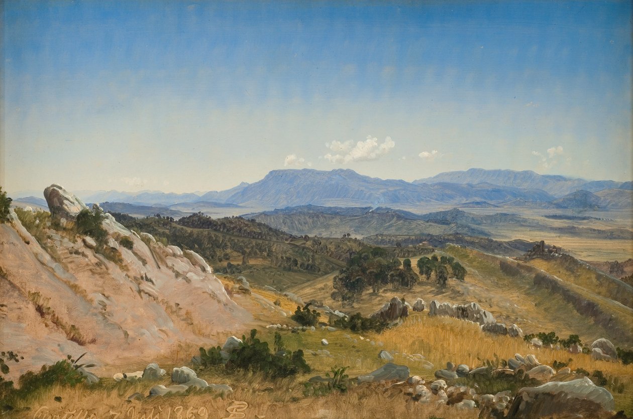 Rocky Hills nära Civitella av P.C. Skovgaard