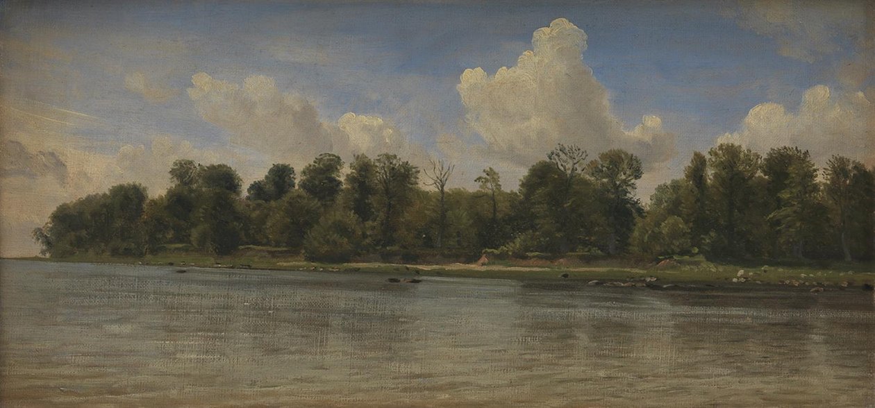 Stranden vid Præstø av P.C. Skovgaard
