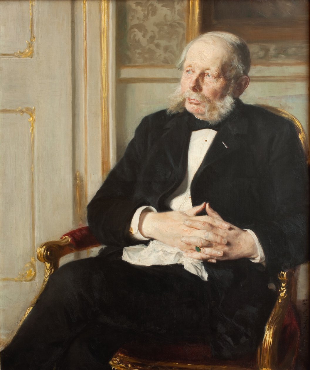 Baron Otto Ditlev Rosenørn-Lehn av Peder Severin Krøyer