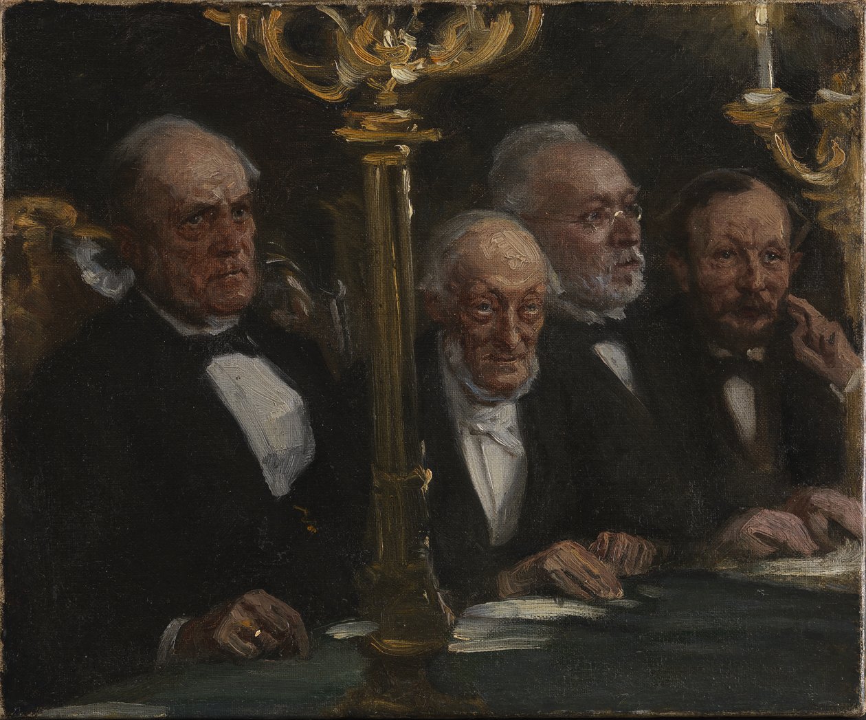 Porträttgrupp av Peder Severin Krøyer