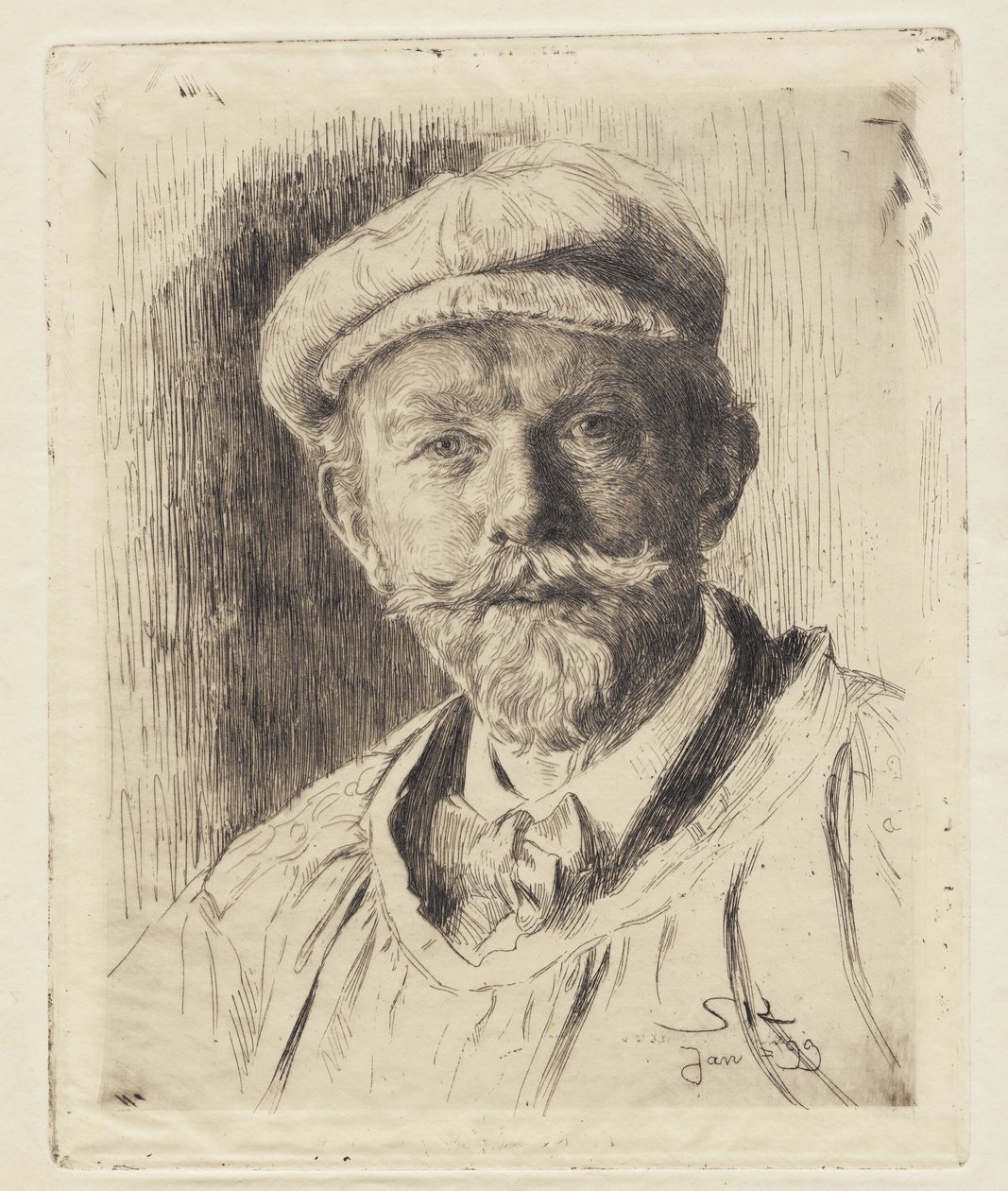 Självporträtt av Peder Severin Krøyer