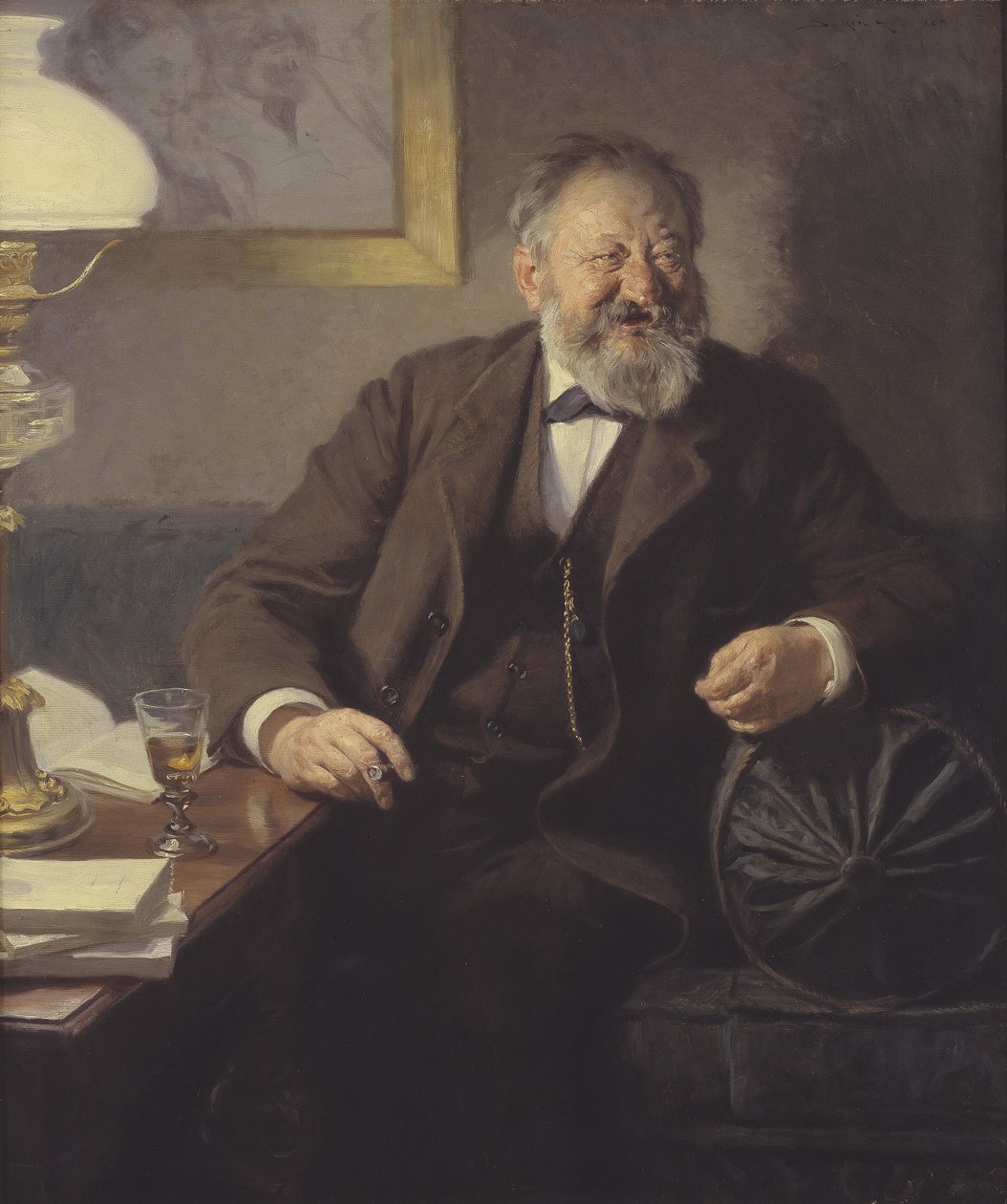 Författaren Sophus Schandorph av Peder Severin Krøyer