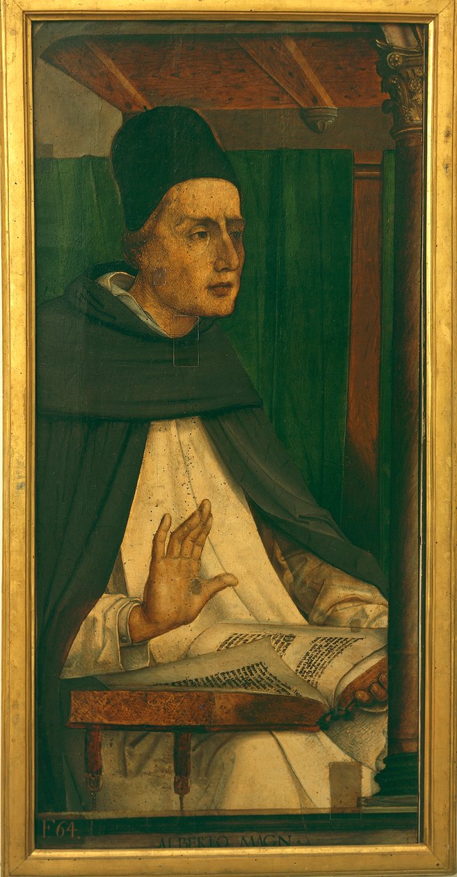 Albert den store (olja på duk) av P. (c.1450 1504) Joos van Gent and Berruguete