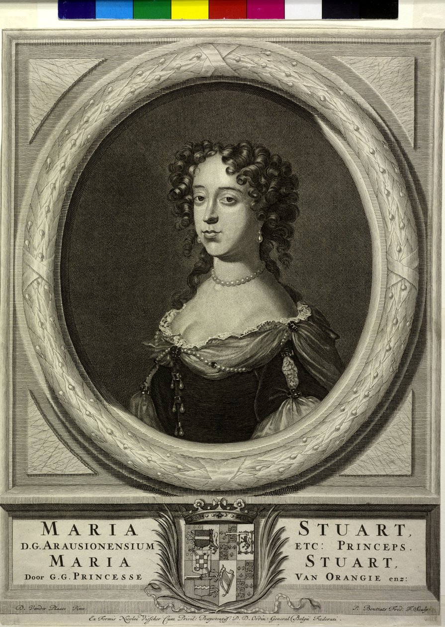 Drottning av England Maria II av P. Bouttats
