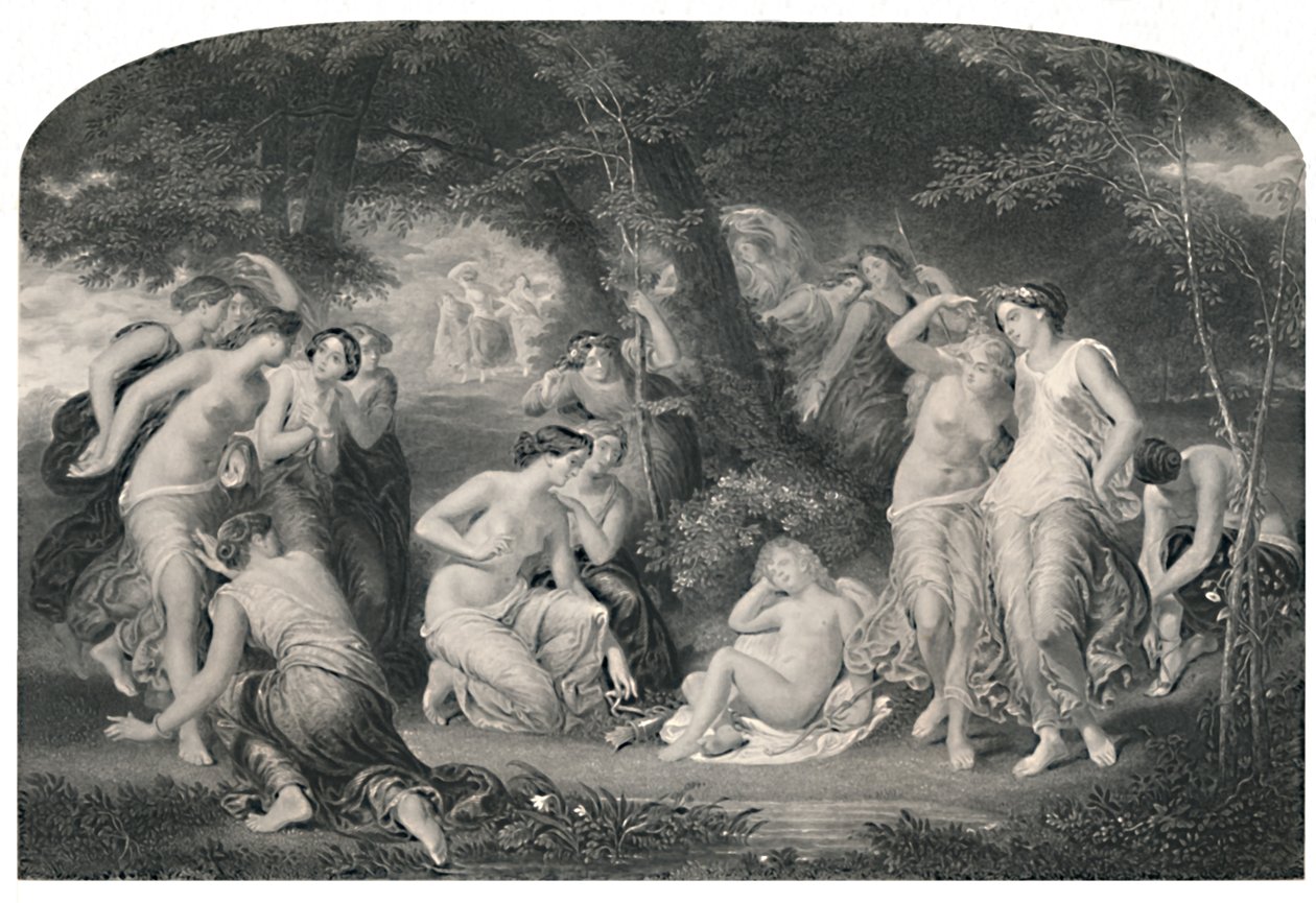 Avväpning av Cupid Sonnet Cliv., c1870 av P. Lightfoot
