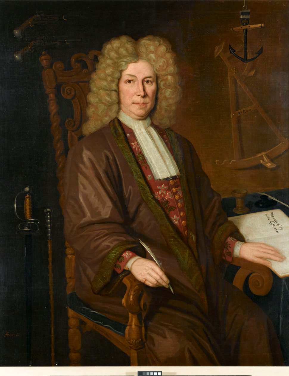 Kapten Robert Knox (1642-1720) från Ostindiska kompaniet av P. Trampon