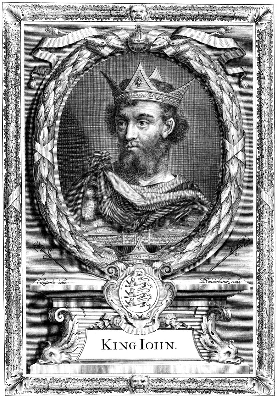 Kung John av England, c1600-talet. av P. Vanderbanck
