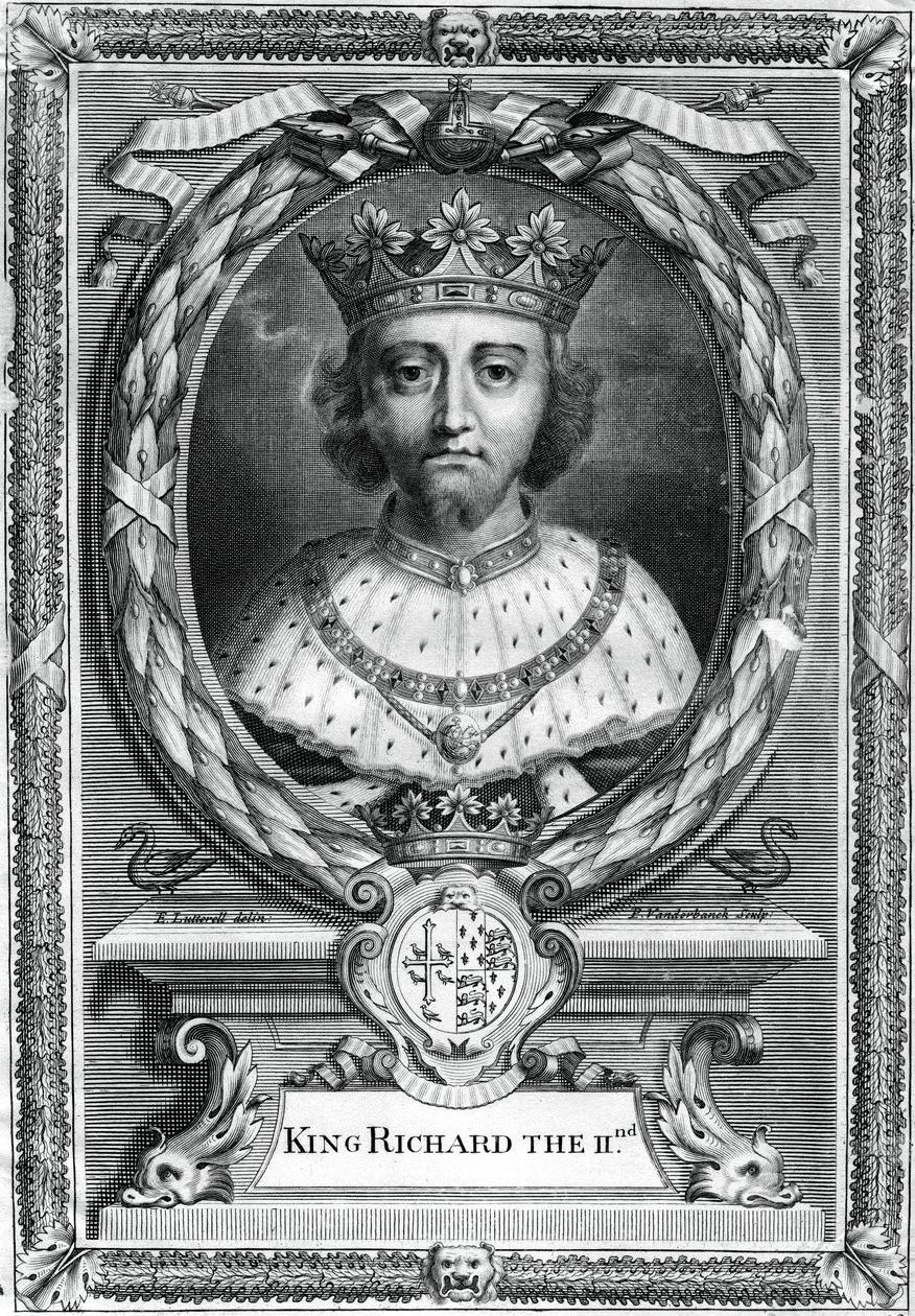 Richard II, kung av England. av P. Vanderbanck