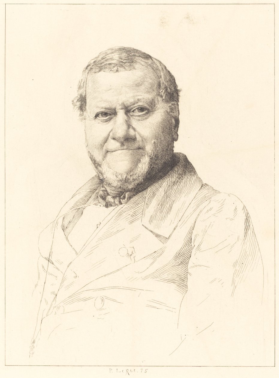 Porträtt av en man av P. le Robert