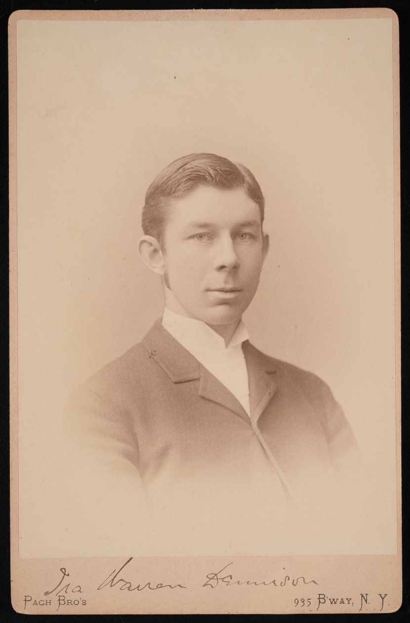 Porträtt av Ira Warren Dennison, mellan 1891 och 1893. av Pach Bros