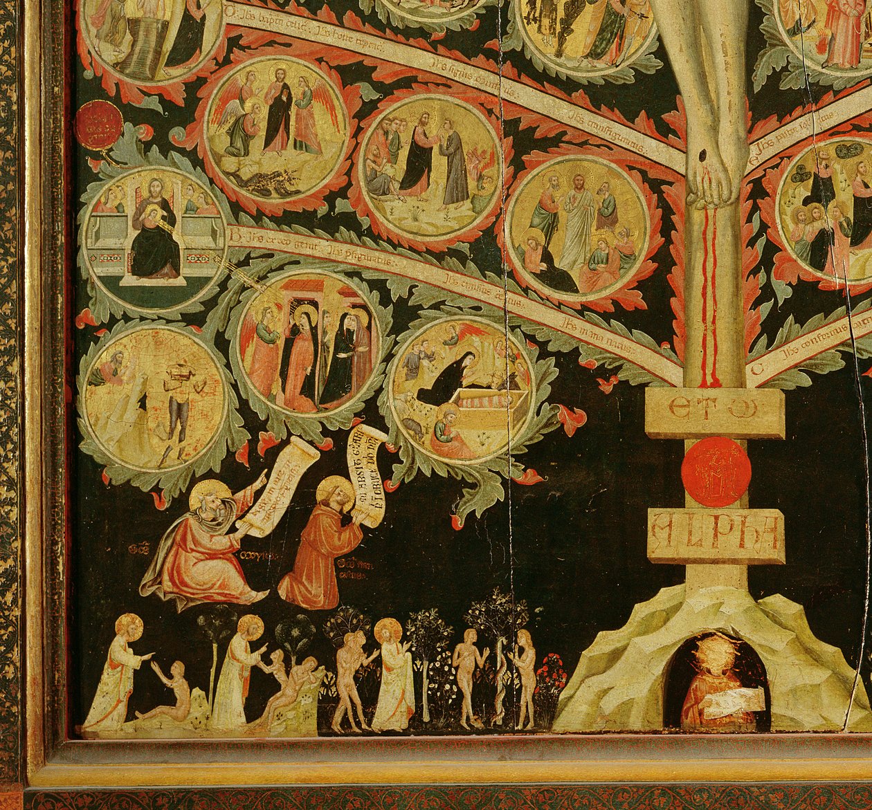 Livets träd, c.1310 av Pacino di Buonaguida