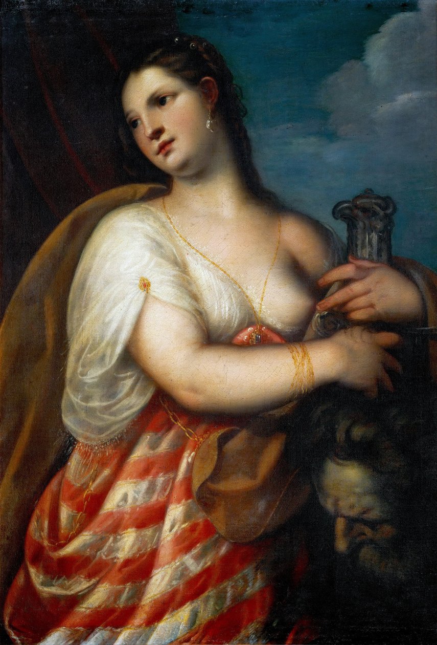 Judith med huvudet av Holofernes, före 1636 av Padovanino