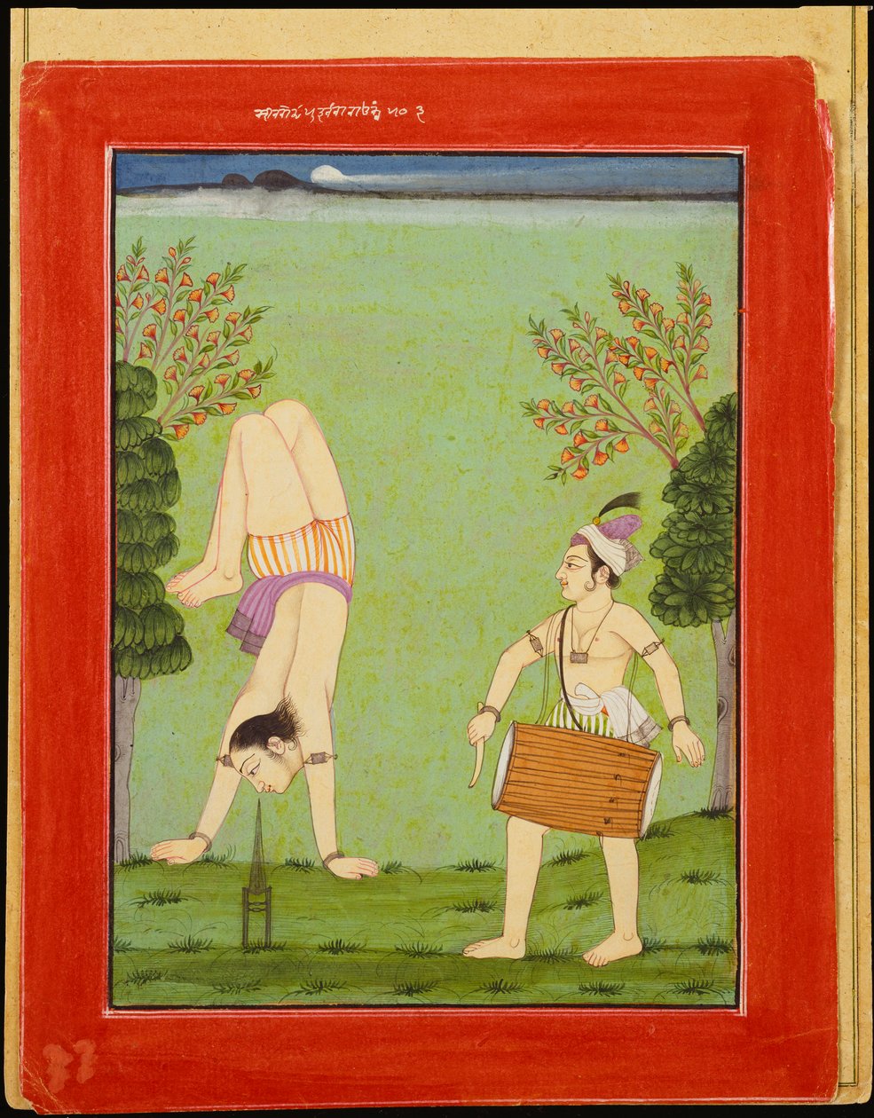 Gauda Raga: Third Son of Dipak, c.1750 av Pahari School