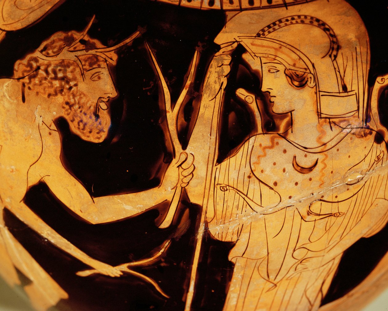 Ulysses och Athena vid mötet med Nausicaa ... av Painter Nausicaa