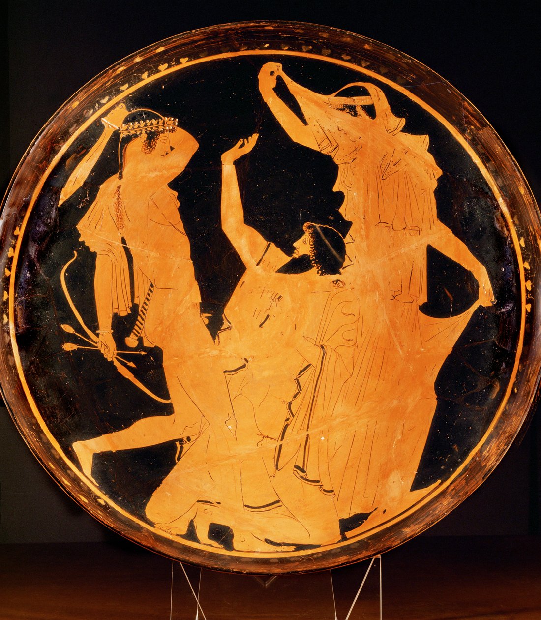 Apollo dödar Tityos... av Painter Penthesilea
