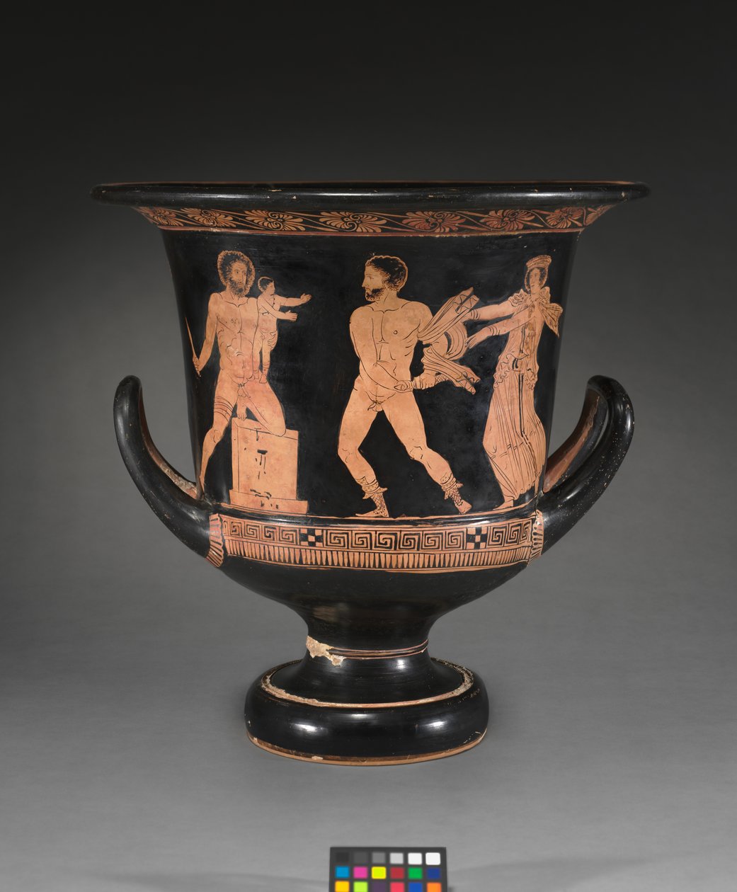 Lucanian Calyx-Krater, c.400 f.Kr. (lergods) av Painter Policoro